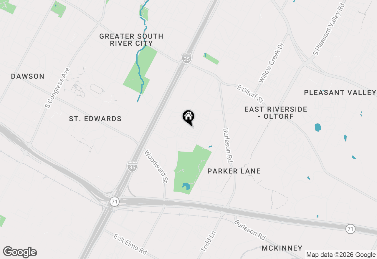 Map of 1901 Warely Ln #292C, Austin, TX 78741