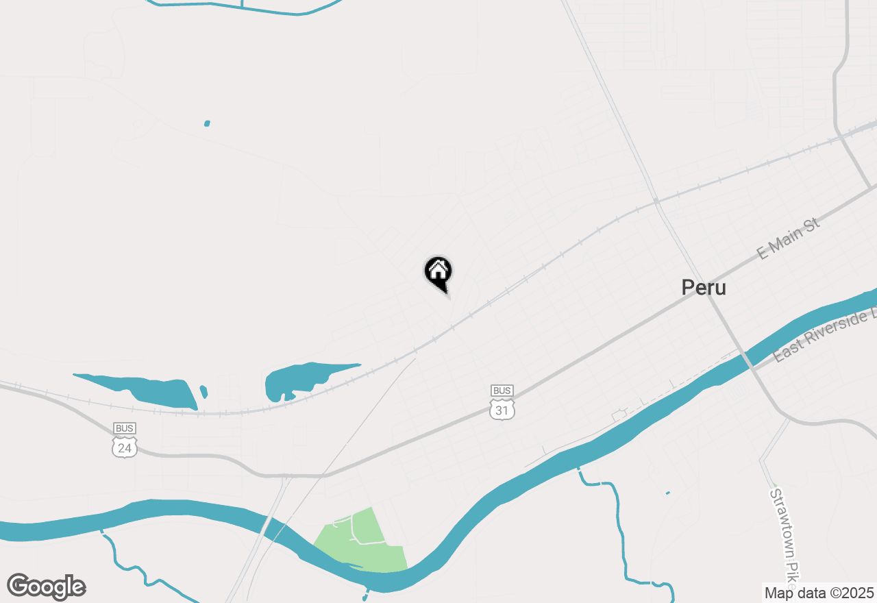 Map of 279 N Duke Street, Peru, IN 46970