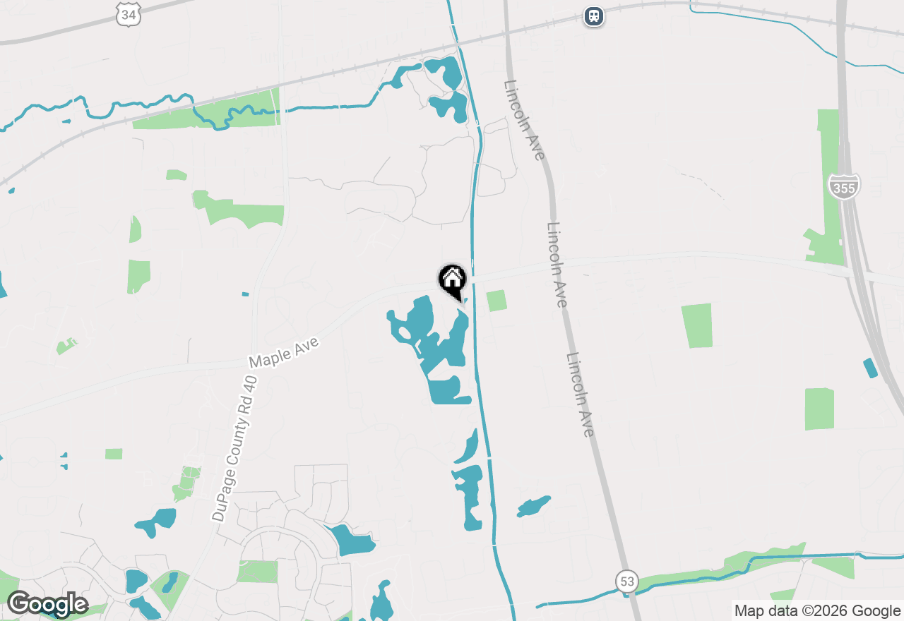 Map of 5516 E Lake Drive #92-D, Lisle, IL 60532