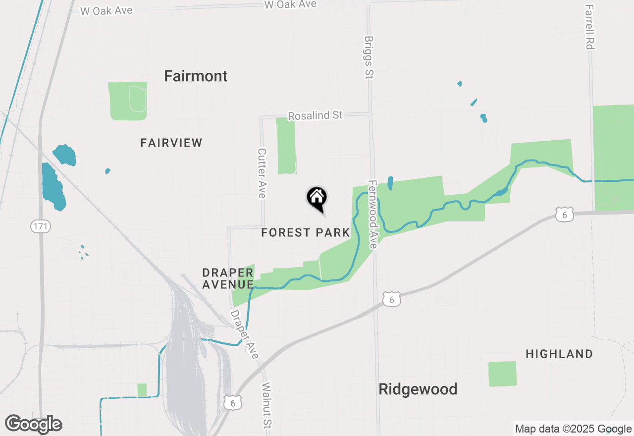 Map of 1205 Gage Court, Joliet, IL 60432