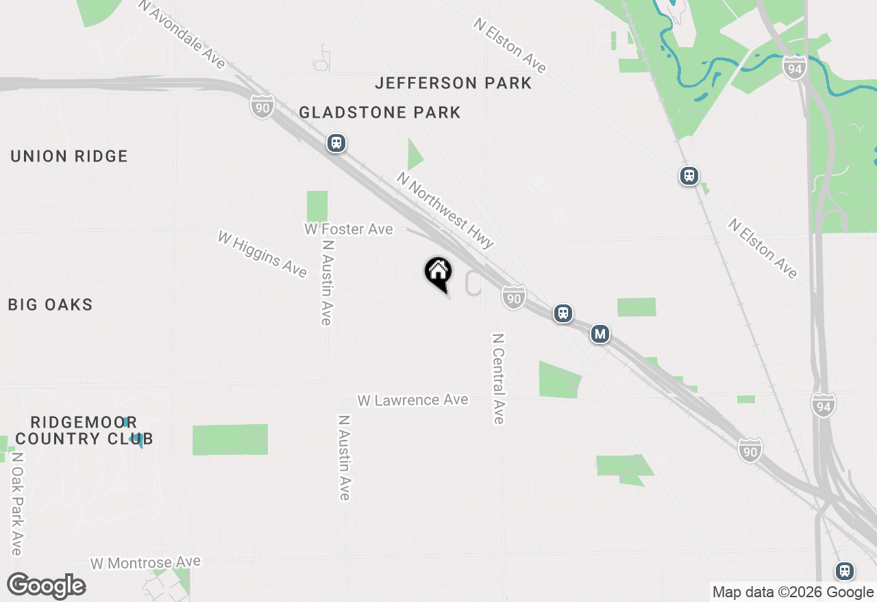 Map of 5000 N Major Avenue #1, Chicago, IL 60630