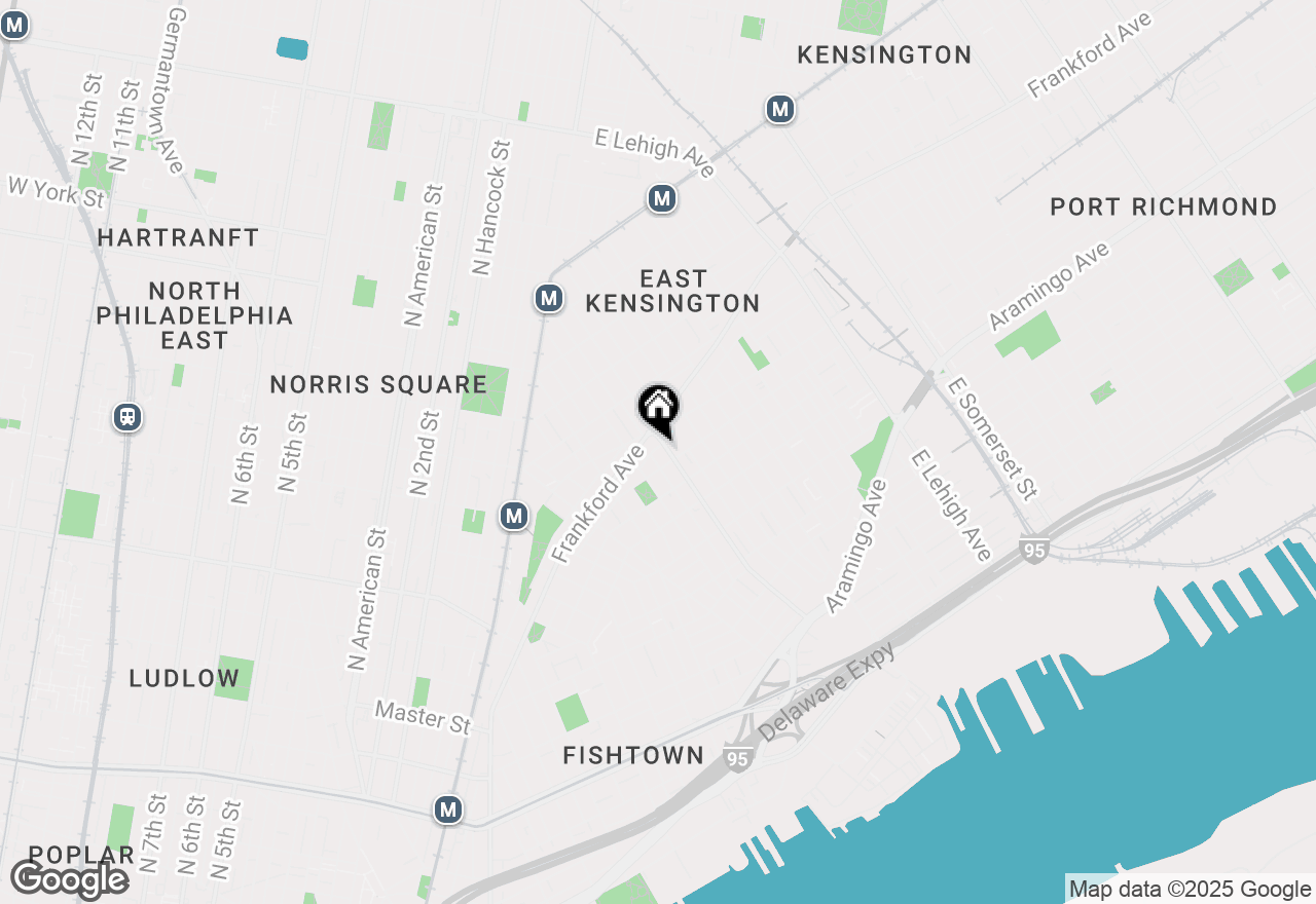 Map of 2162 E York Street #2, Philadelphia, PA 19125