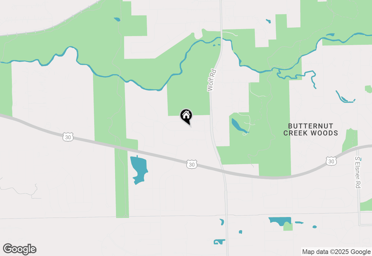 Map of 11344 Abbey Road, Mokena, IL 60448