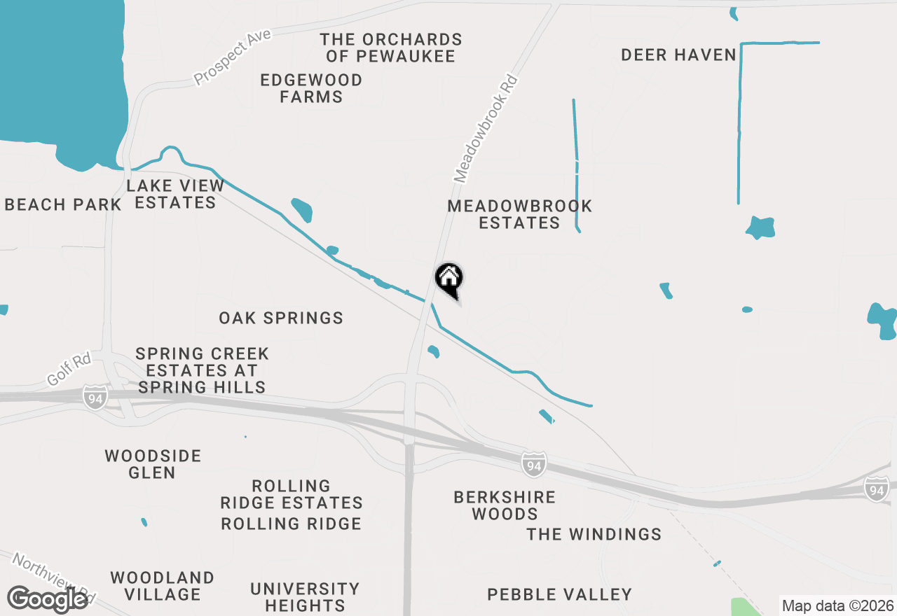 Map of N17W26887 E Fieldhack Dr #H, Pewaukee, WI 53072