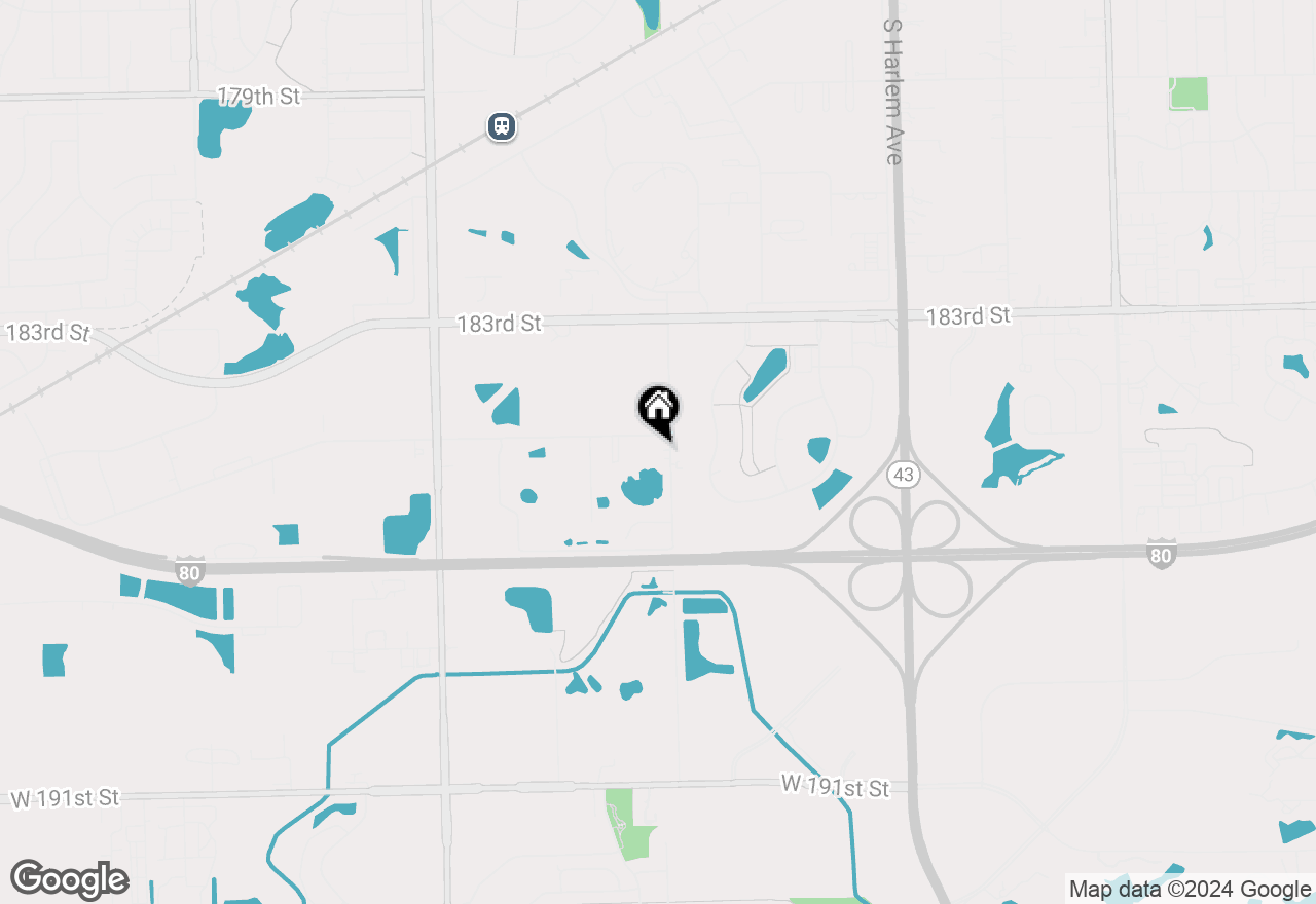 Map of 7601 185th Street #7613, Tinley Park, IL 60477
