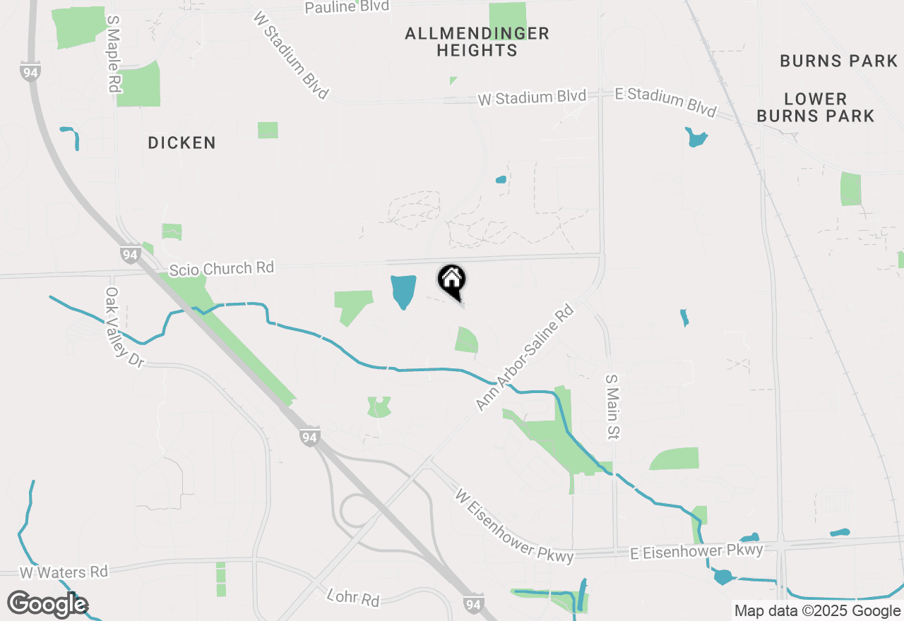 Map of 659 Wembley Court, Ann Arbor, MI 48103