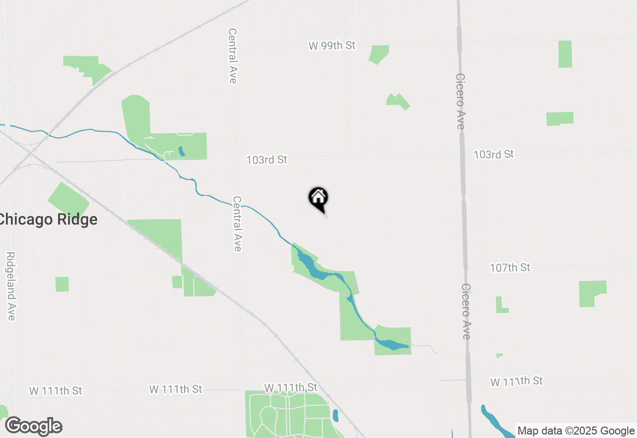 Map of 10500 Lockwood Avenue, Oak Lawn, IL 60453