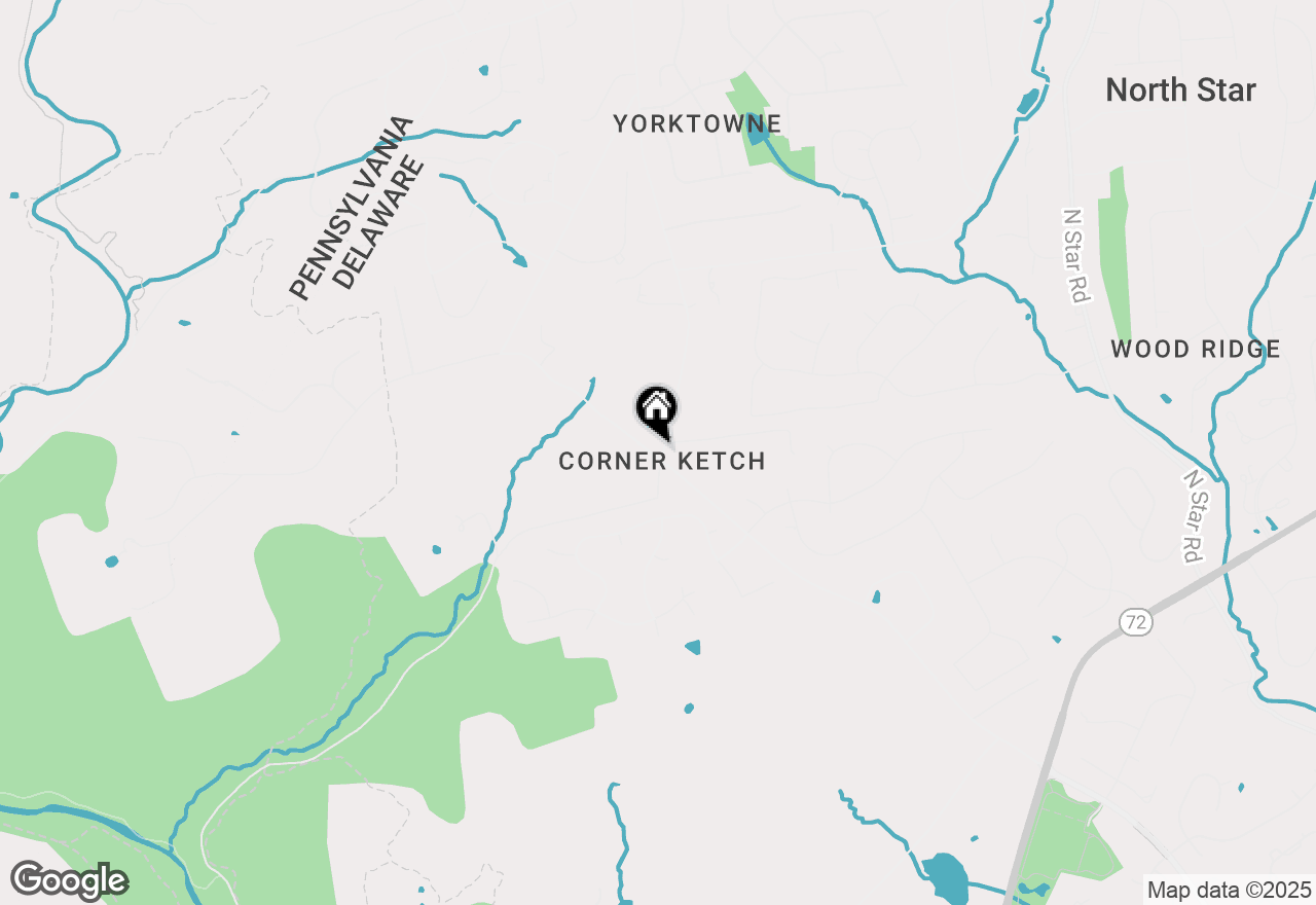 Map of 1004 Corner Ketch Road, Newark, DE 19711