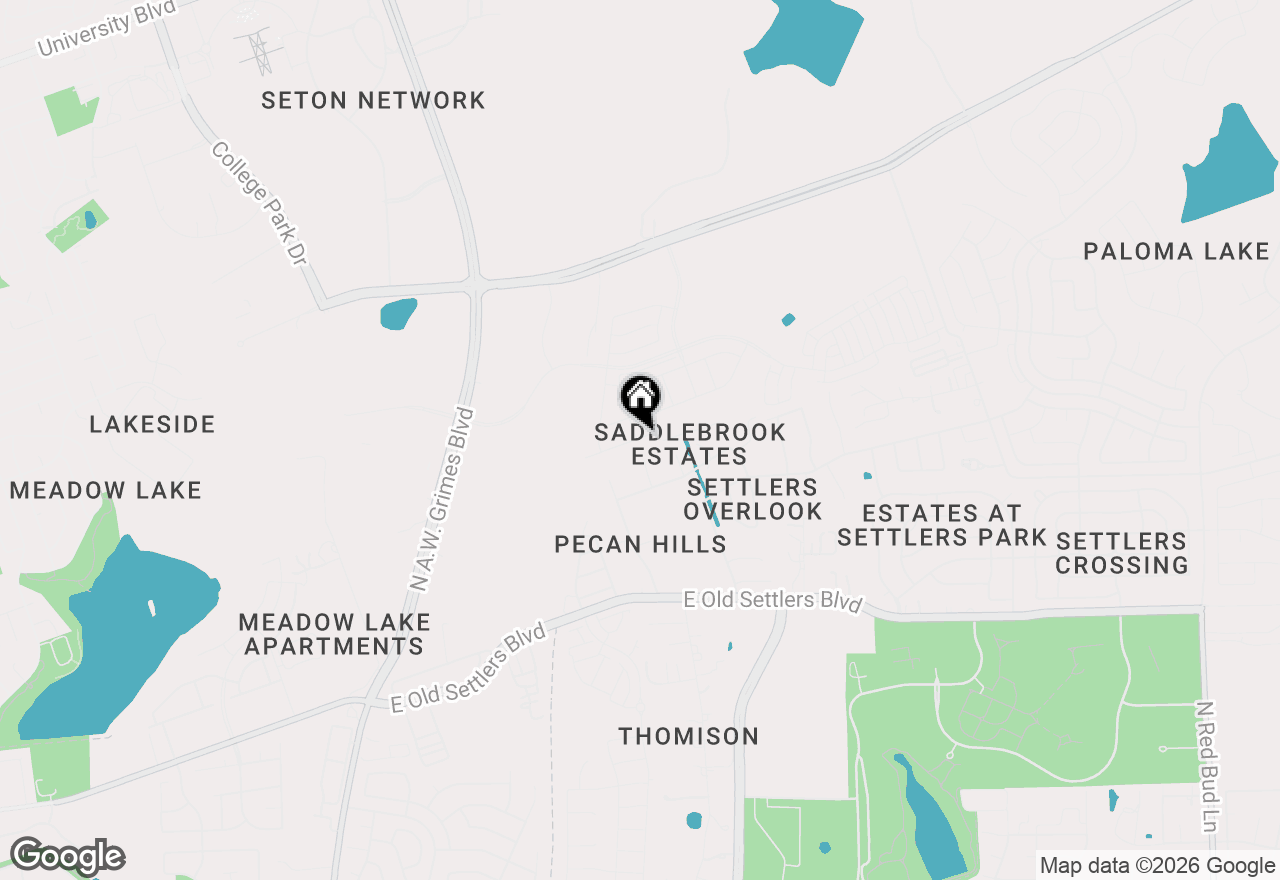 Map of 2305 Oscar Eli Pl, Round Rock, TX 78665