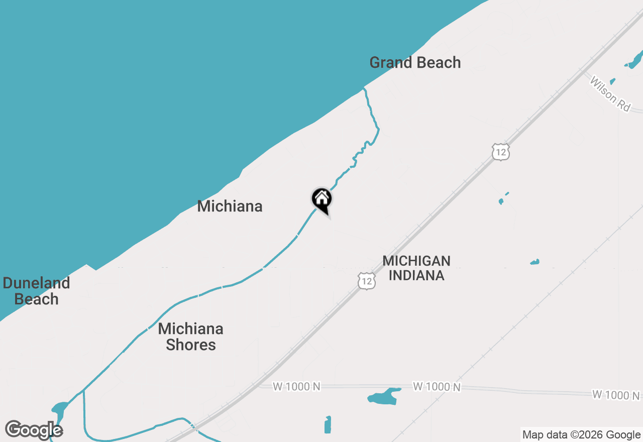 Map of 4175 Creek Drive, New Buffalo, MI 49117