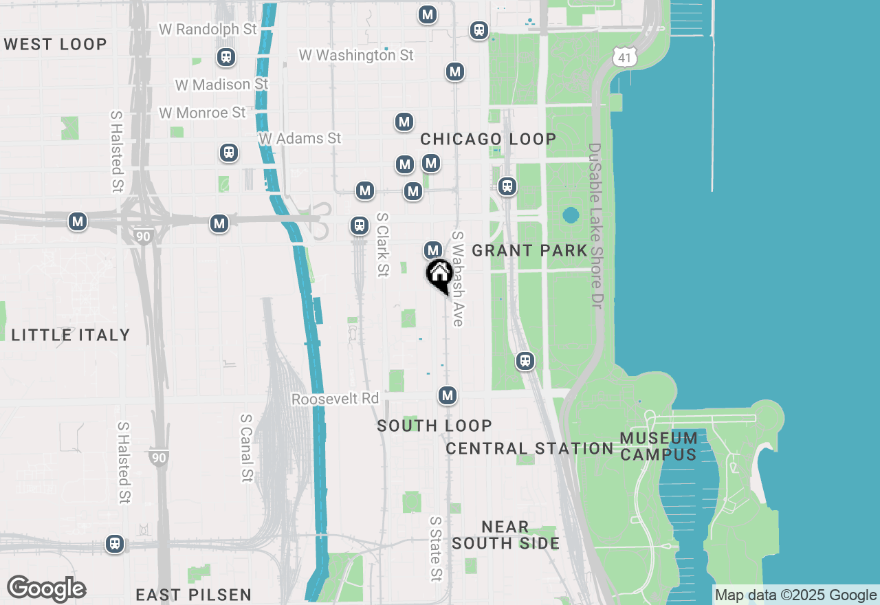 Map of 1 E 8th Street #1003, Chicago, IL 60605