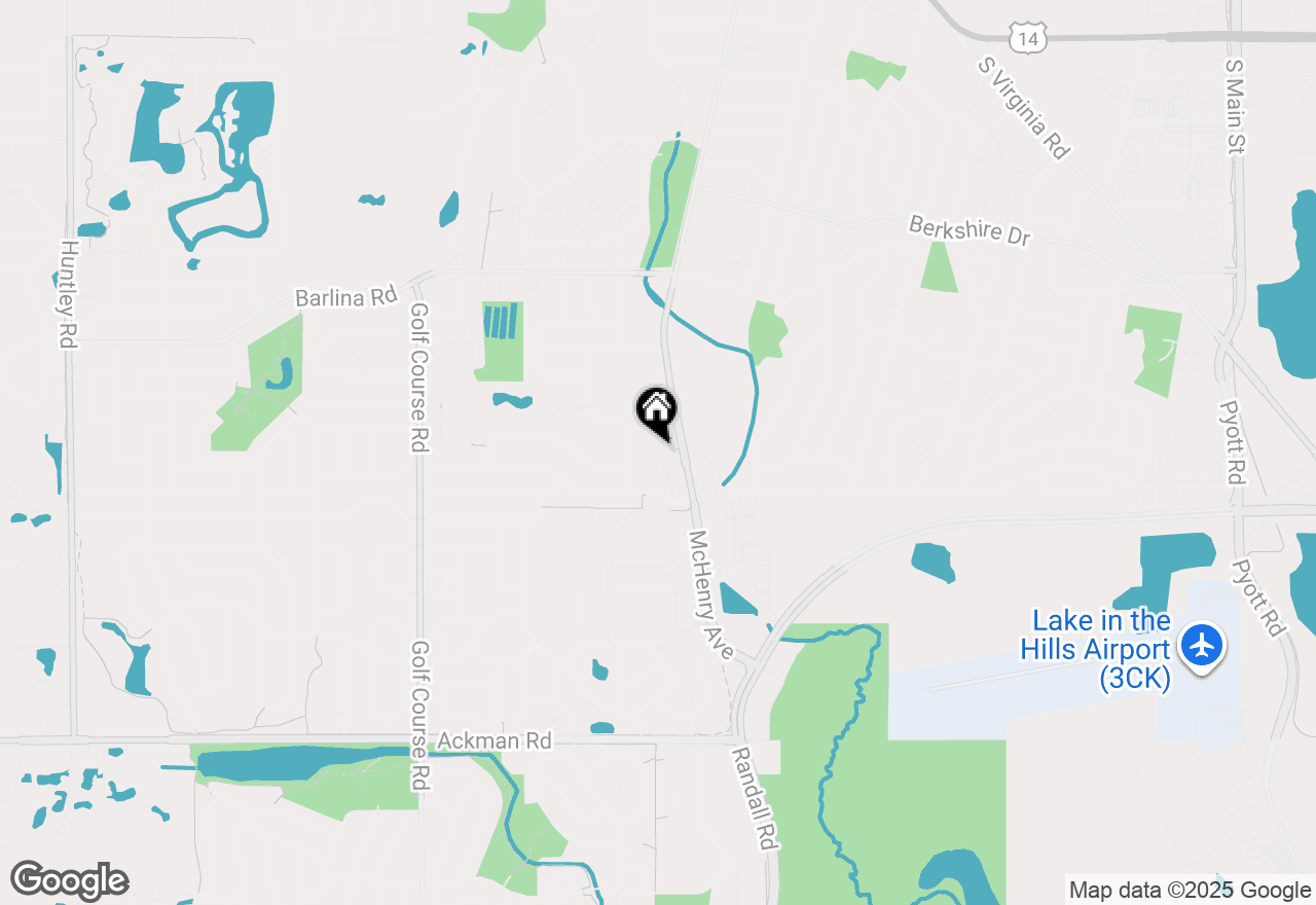 Map of 542 Silver Aspen Circle, Crystal Lake, IL 60014