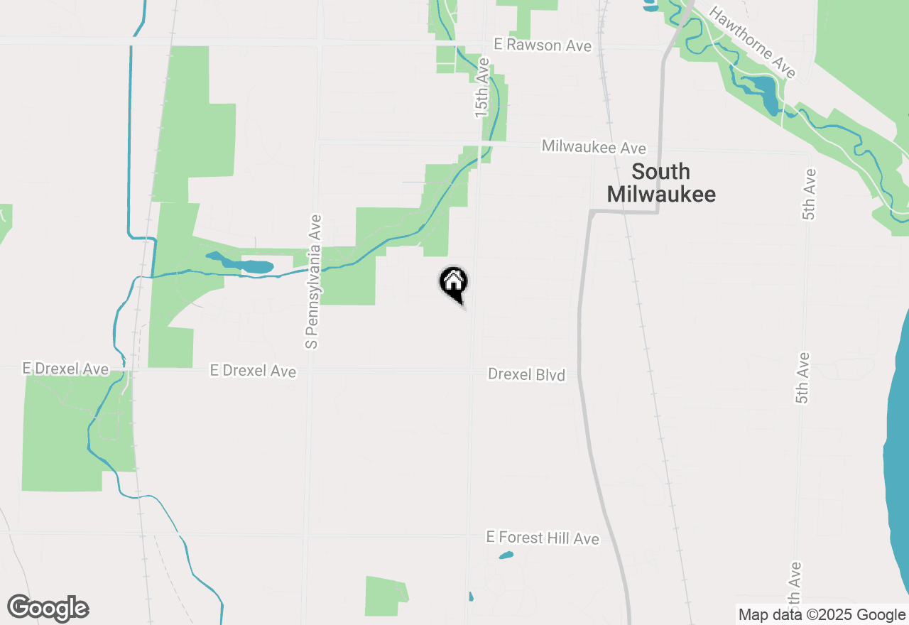 Map of 1513 Manitowoc Ave, South Milwaukee, WI 53172