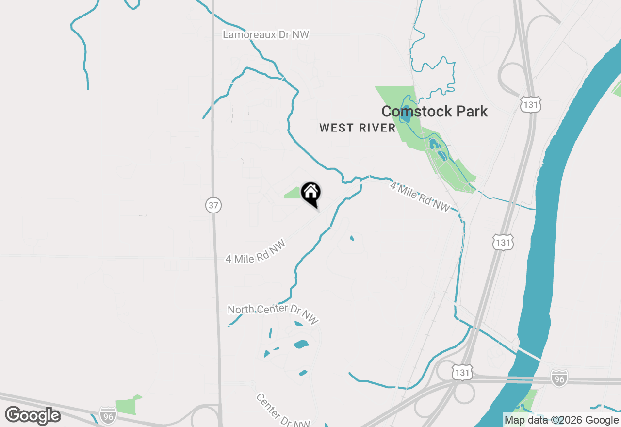 Map of 441 4 Mile Road Nw, Comstock Park, MI 49321
