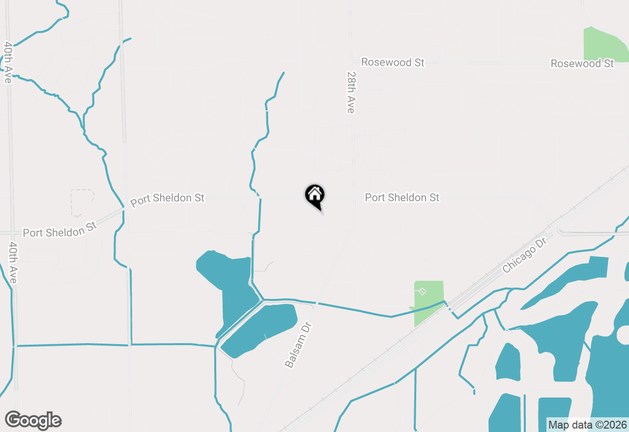 Map of 2953 Stoney Creek Court #96, Hudsonville, MI 49426