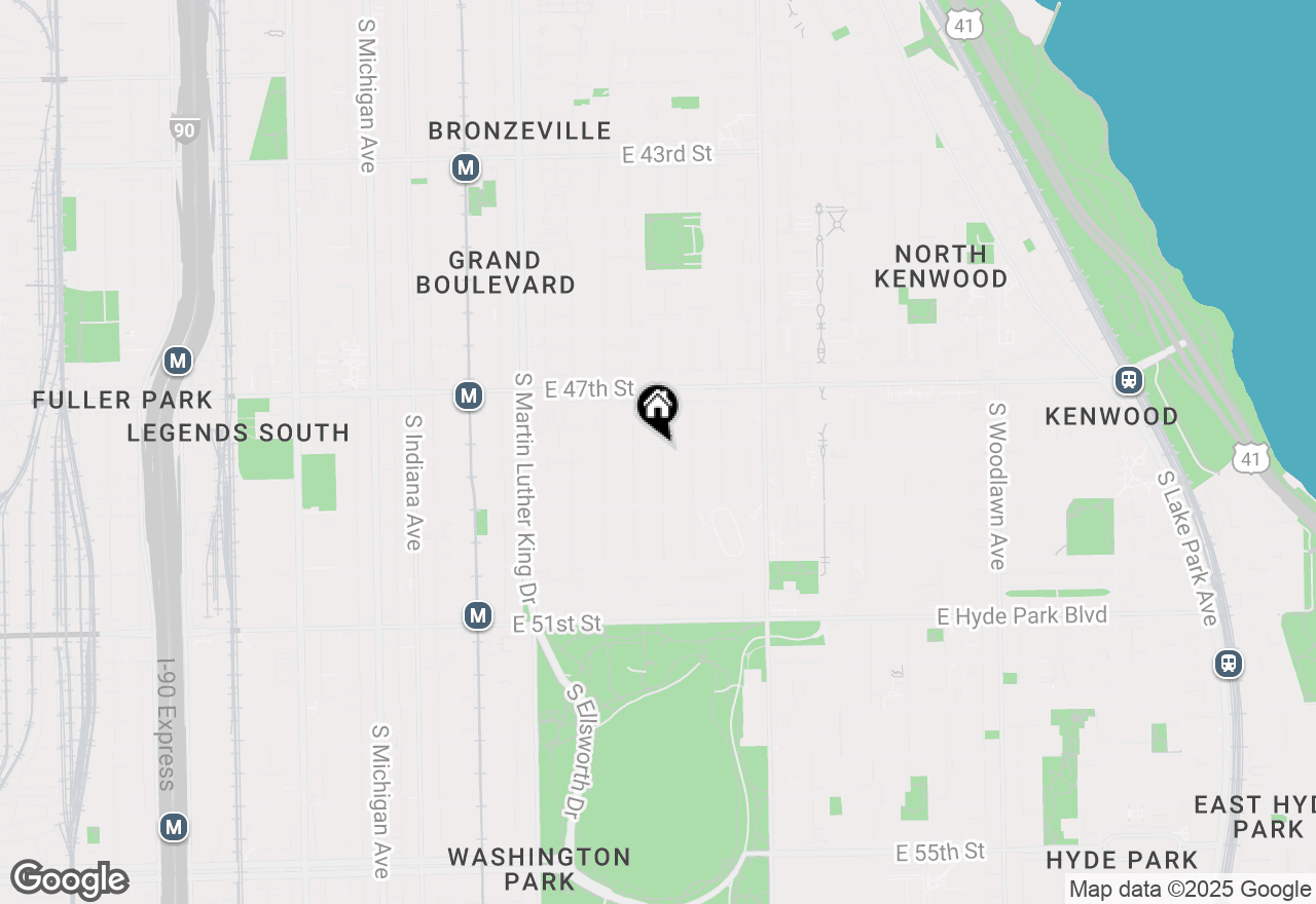 Map of 609 E 48th Street, Chicago, IL 60615