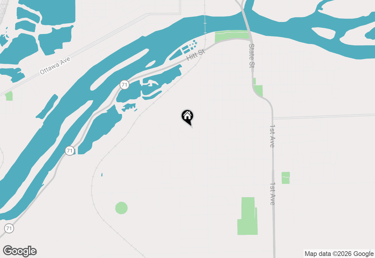 Map of 833 King Arthur Lane, Ottawa, IL 61350