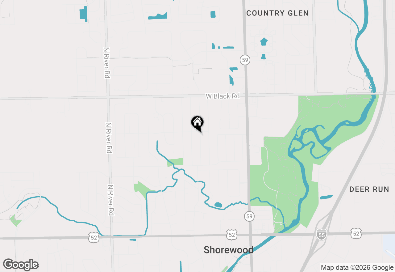 Map of 529 Shorewood Drive, Shorewood, IL 60404