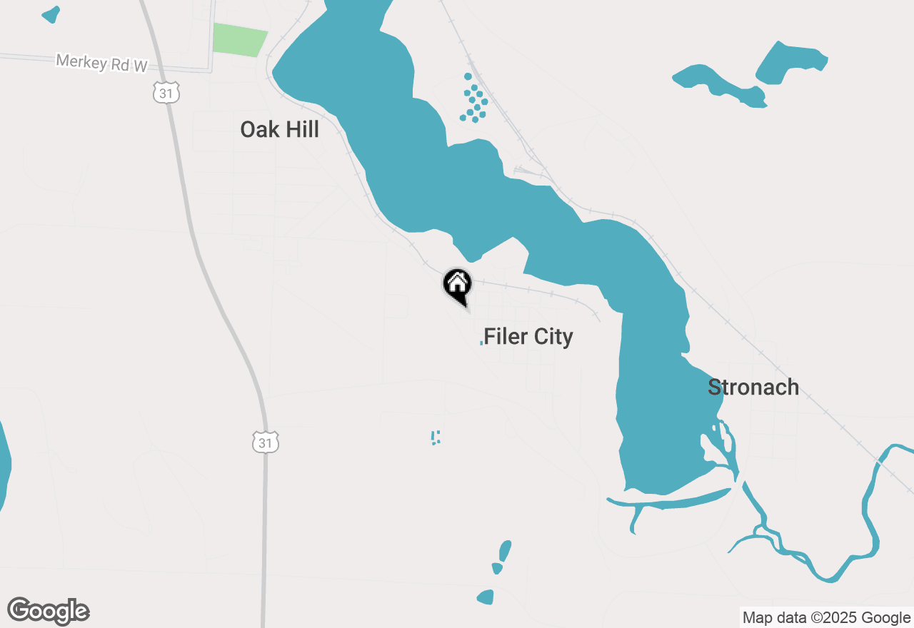Map of 537 Mee Street, Manistee, MI 49660