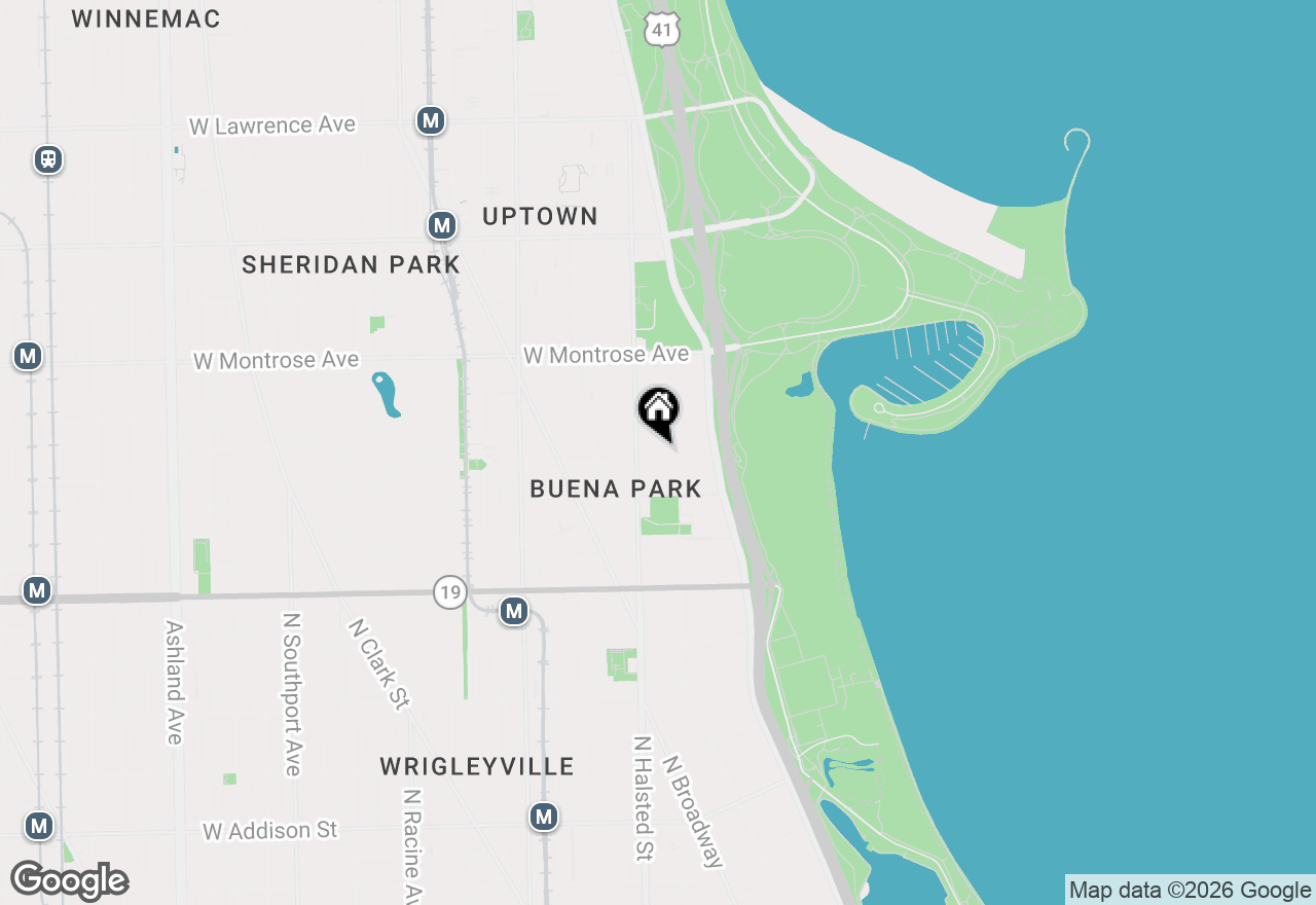 Map of 736 W Buena Avenue #405, Chicago, IL 60613