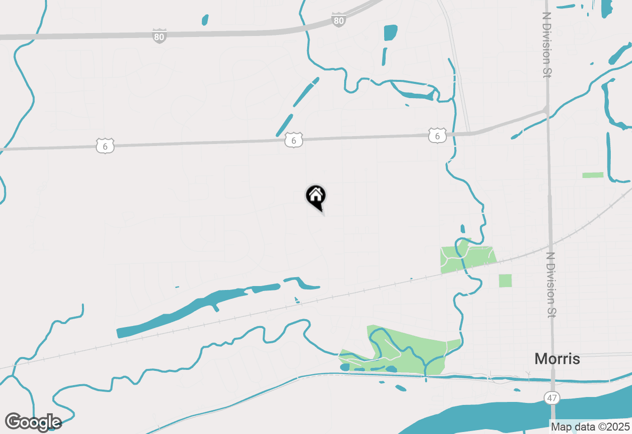 Map of 1312 Dupont Avenue #B, Morris, IL 60450