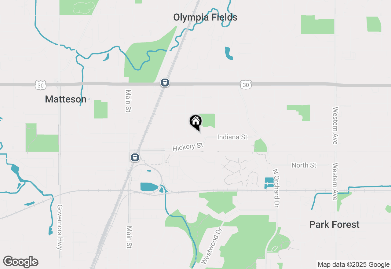 Map of 501 Antietam Street, Park Forest, IL 60466