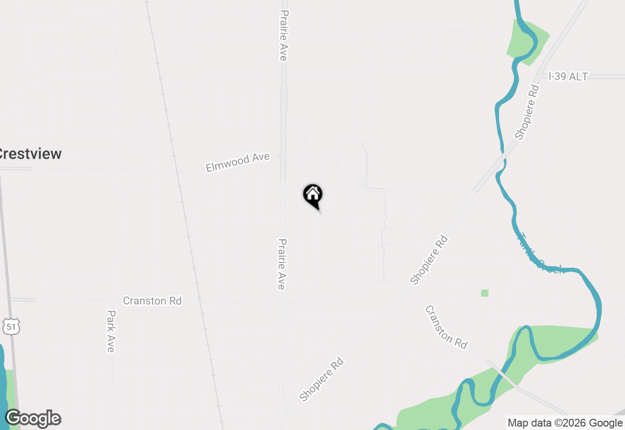 Map of 2406 Skyline Drive, Beloit, WI 53511