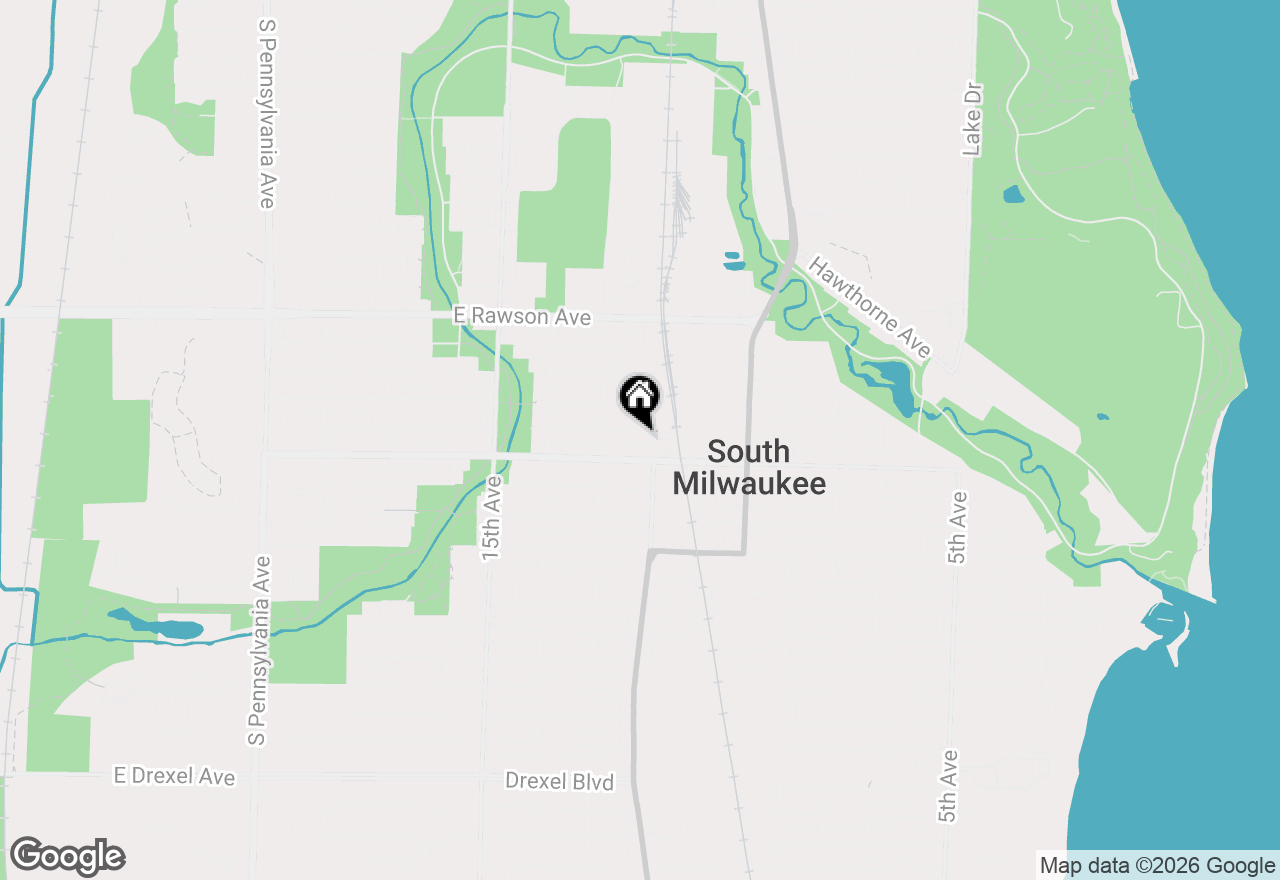 Map of 1209 Monroe Ave, South Milwaukee, WI 53172