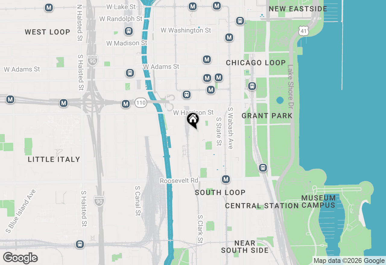Map of 124 W Polk Street #903, Chicago, IL 60605