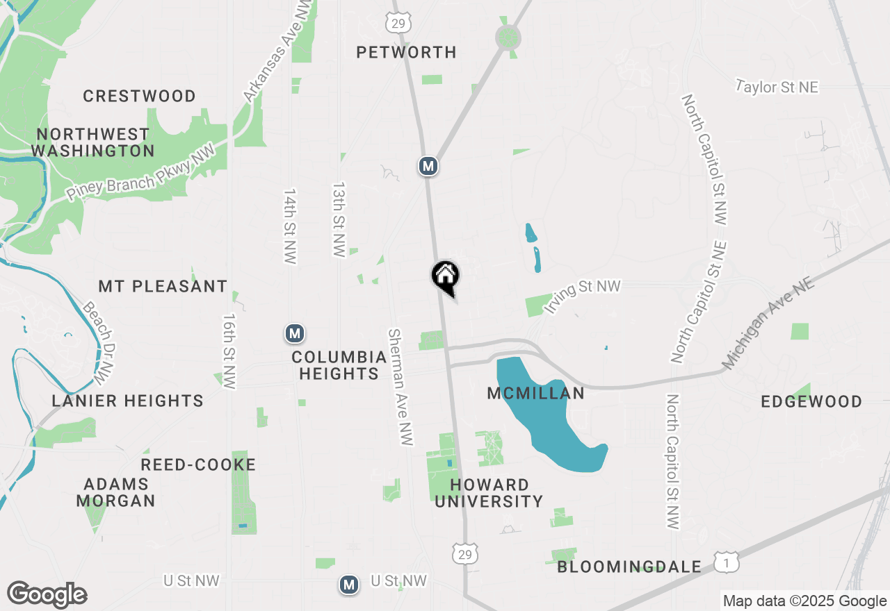 Map of 3205 Georgia Avenue Nw #407, Washington, DC 20010