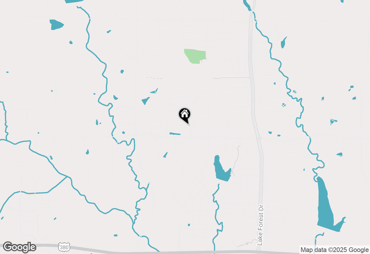 Map of 5517 Ivyridge Lane, Mckinney, TX 75071