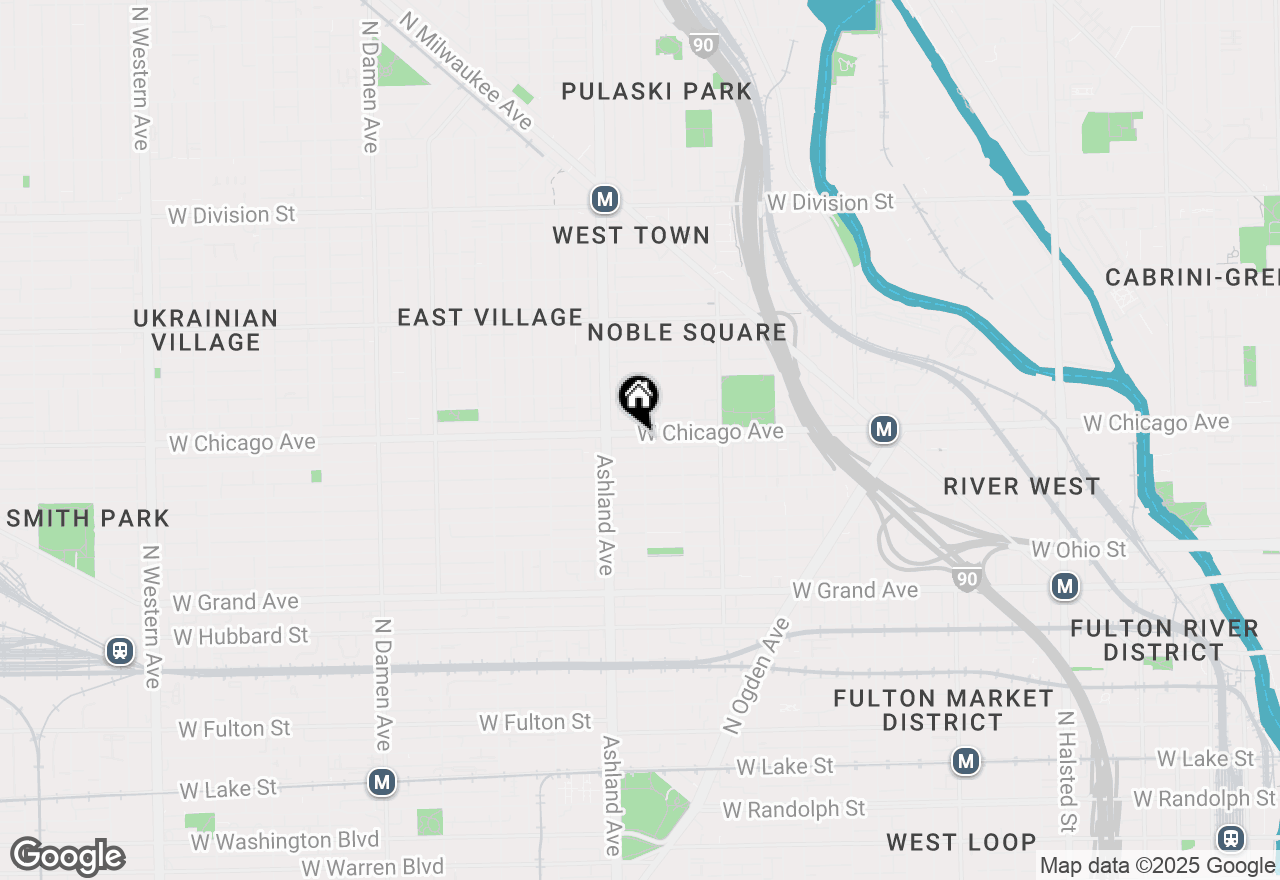 Map of 1523 W Chicago Avenue #201, Chicago, IL 60642
