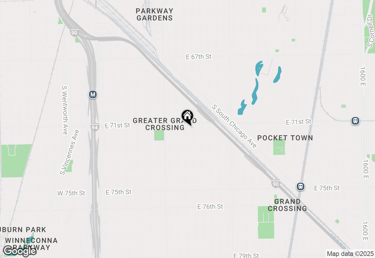 Map of 7116 S Rhodes Avenue, Chicago, IL 60619