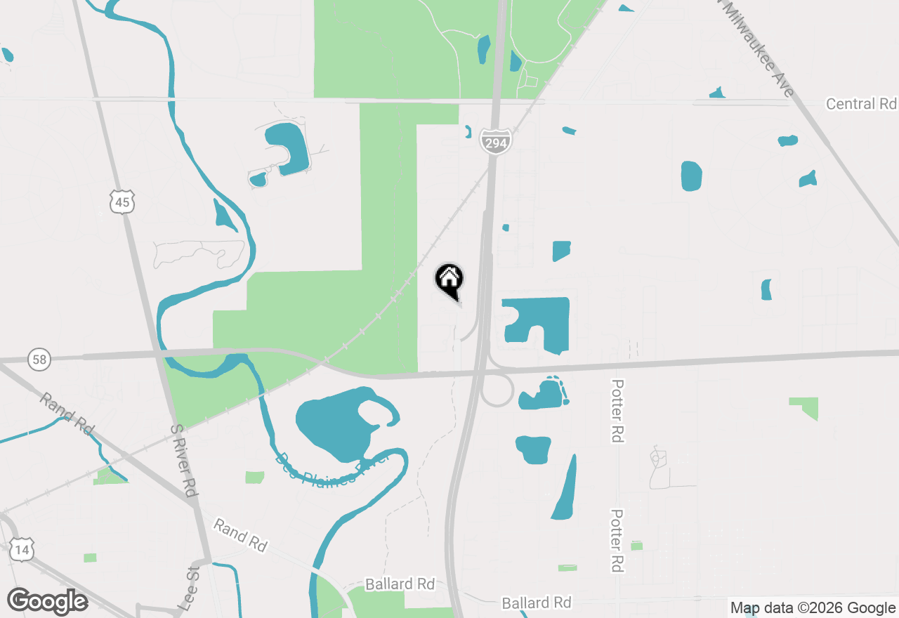 Map of 180 N East River Road, Des Plaines, IL 60016