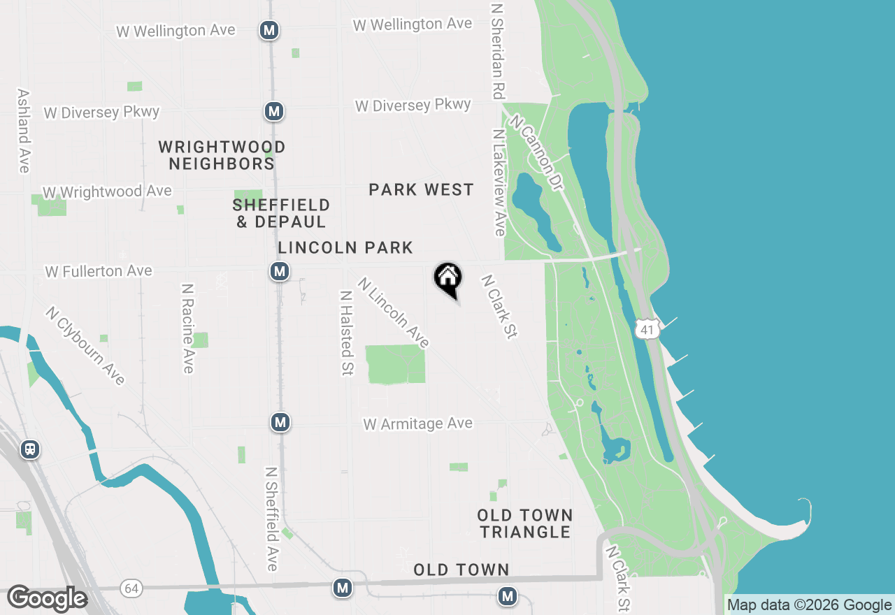 Map of 515 W Belden Avenue, Chicago, IL 60614