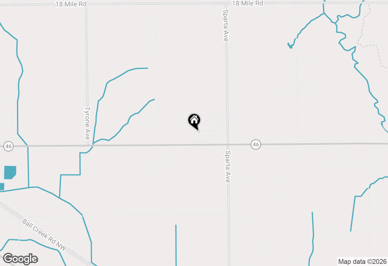 Map of 1815 Daisy Lane, Kent City, MI 49330