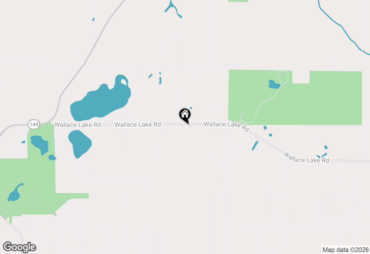 Map of 2233 Wallace Lake Rd, West Bend, WI 53090