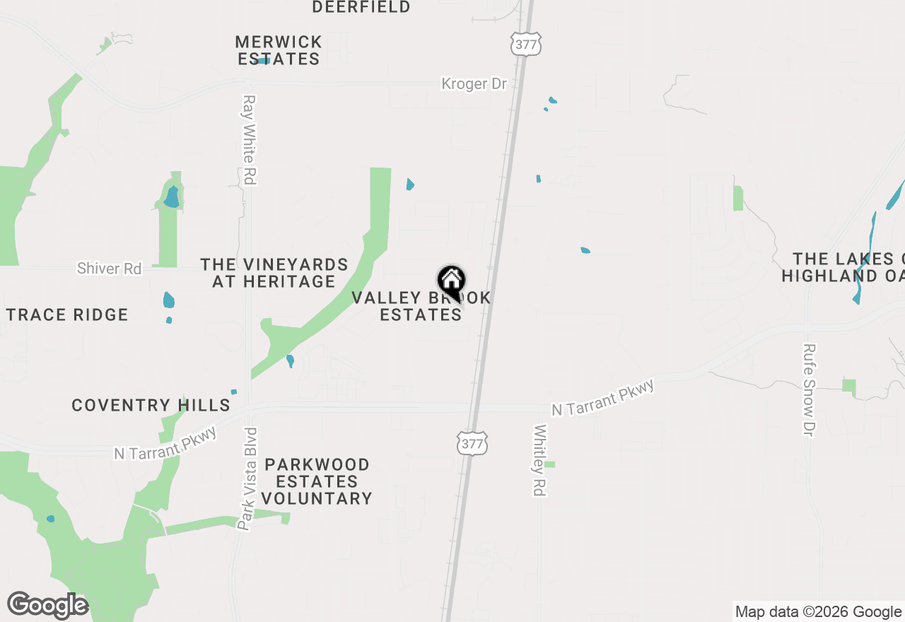 Map of 5912 Ridge Lake Drive, Fort Worth, TX 76244