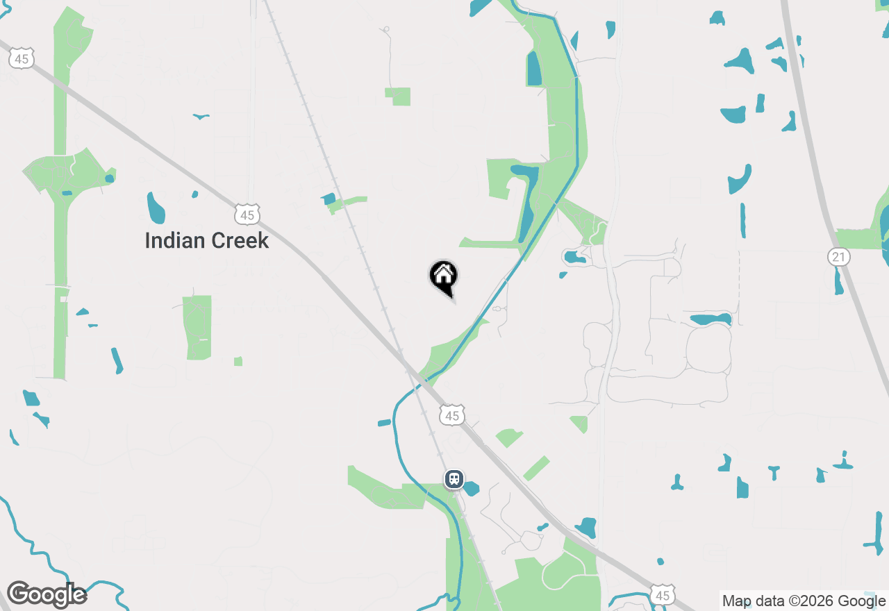 Map of (Address confidential), Vernon Hills, Illinois 60061