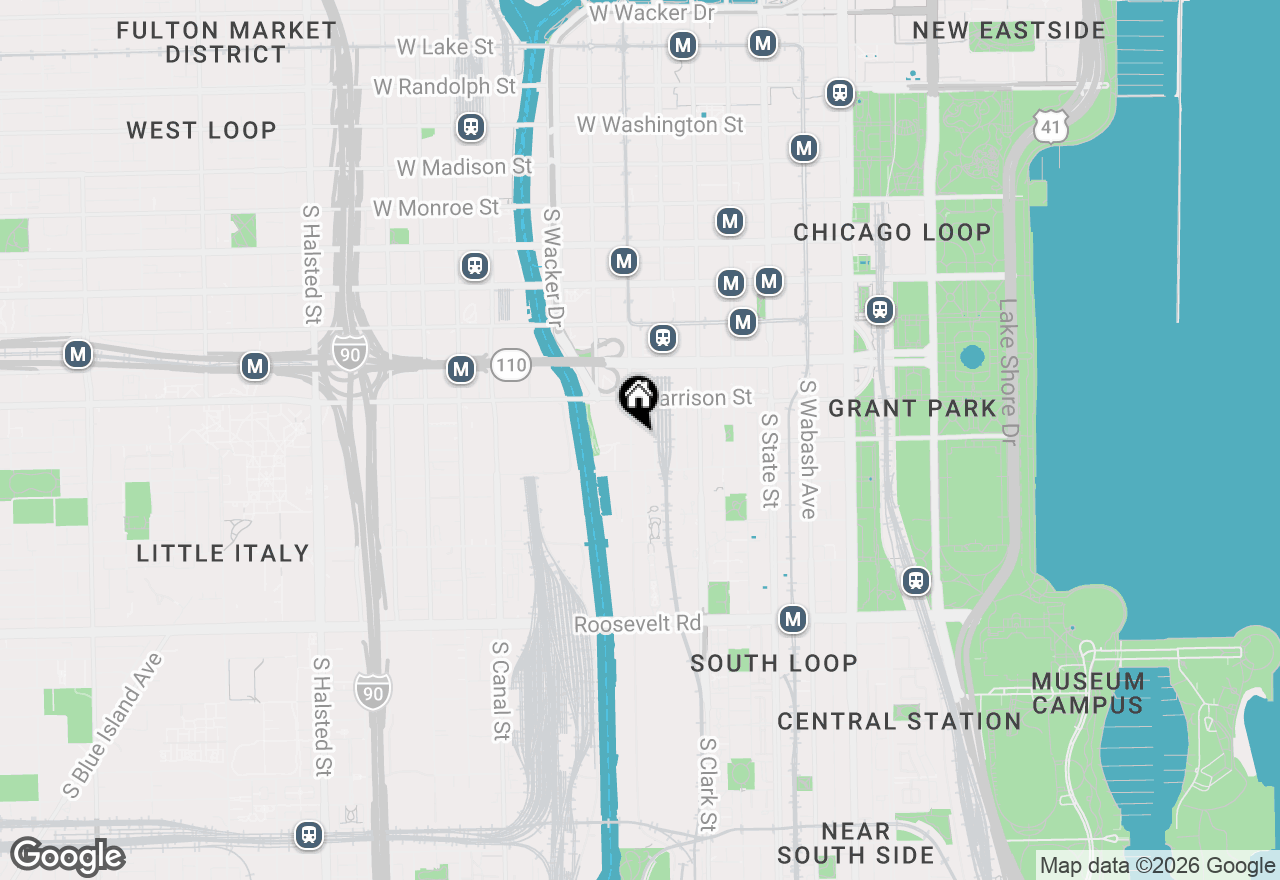 Map of 701 S Wells Street #P-99, Chicago, IL 60607