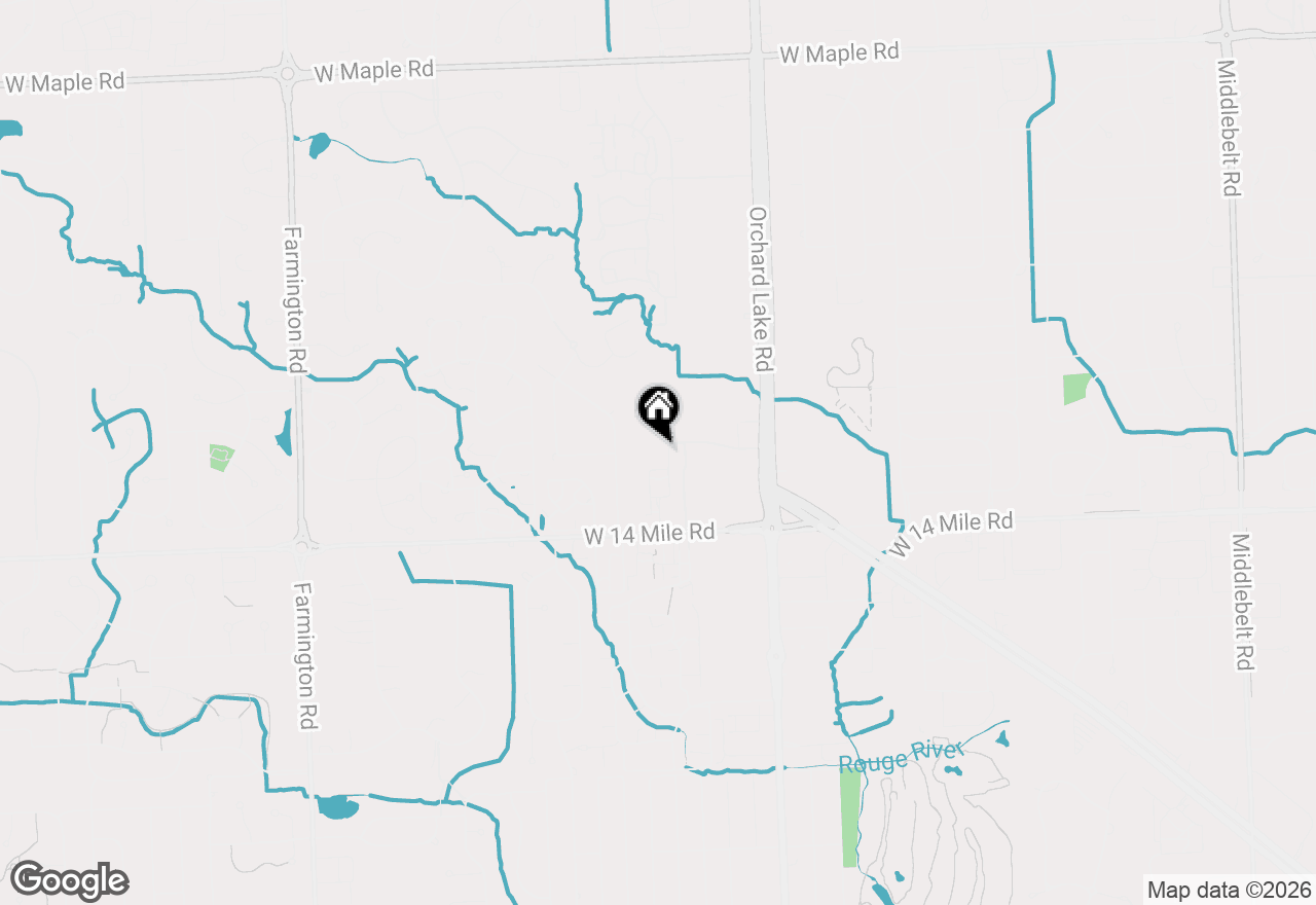 Map of 4368 Gateway Circle, West Bloomfield, MI 48322