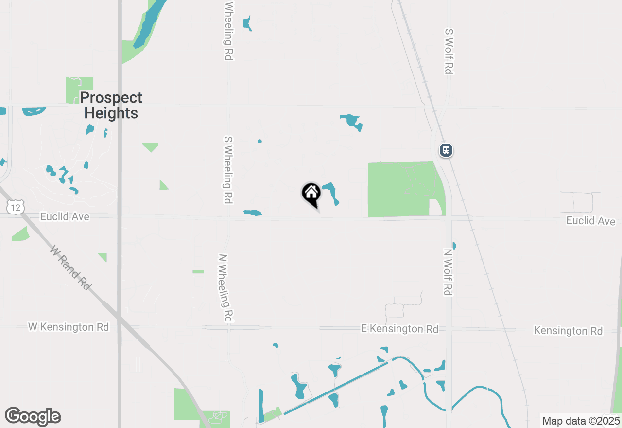 Map of 692 Mulberry Drive, Prospect Heights, IL 60070