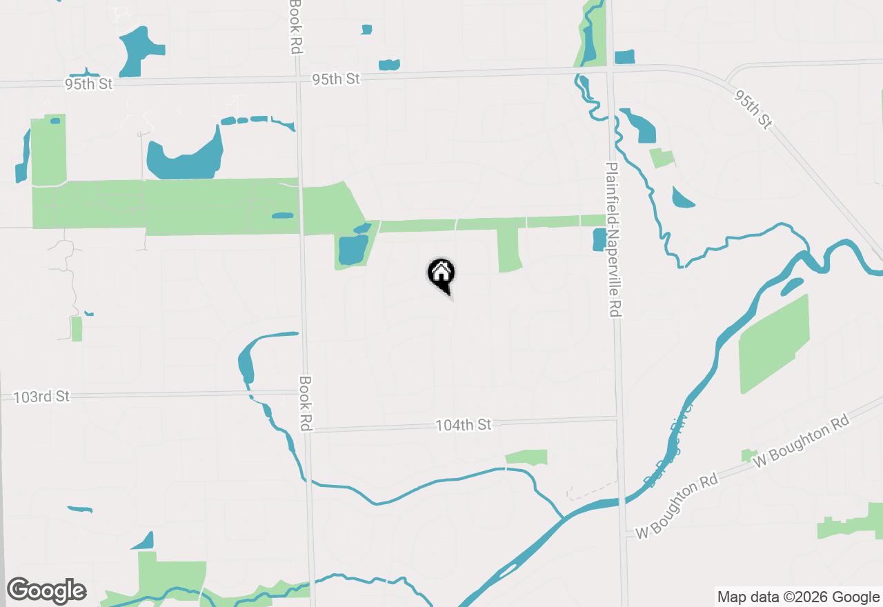 Map of 1407 Grommon Road, Naperville, IL 60564