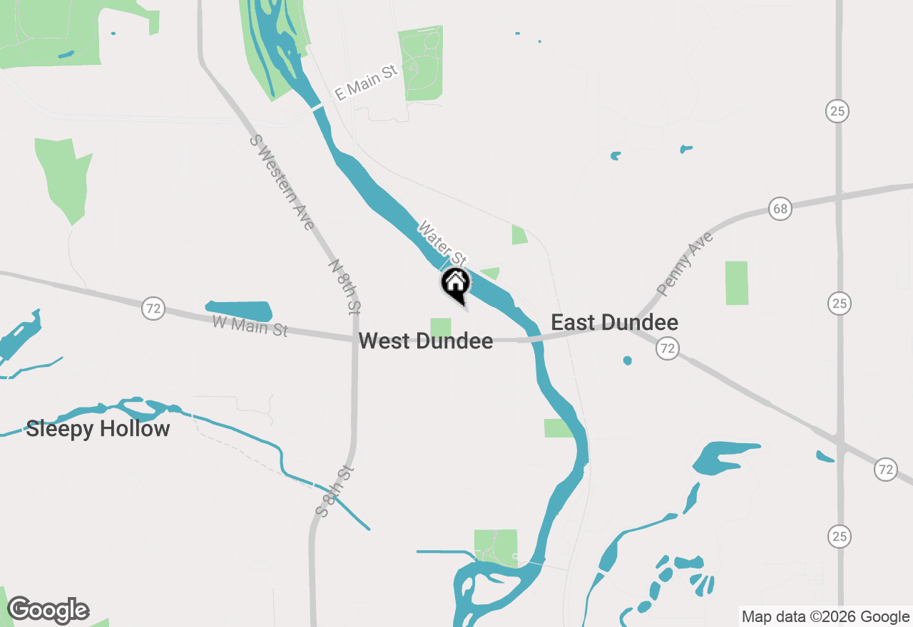 Map of 318 Washington Street, Dundee, IL 60118