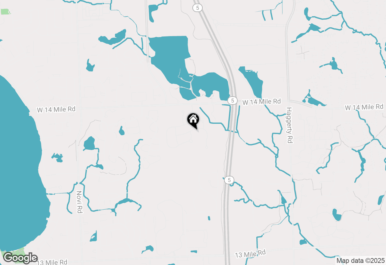 Map of 40611 Paisley Circle, Novi, MI 48377