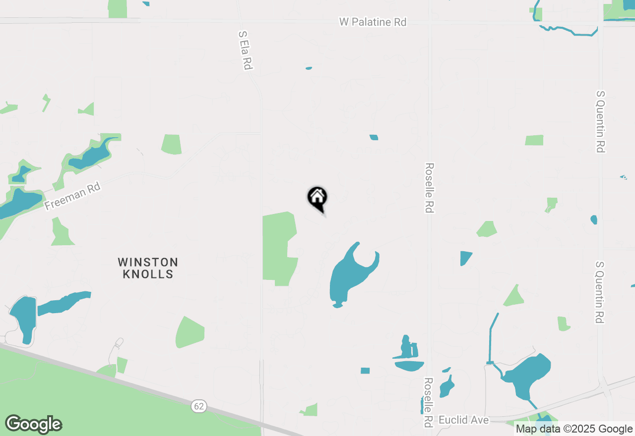 Map of 590 Windsor Circle, Inverness, IL 60067