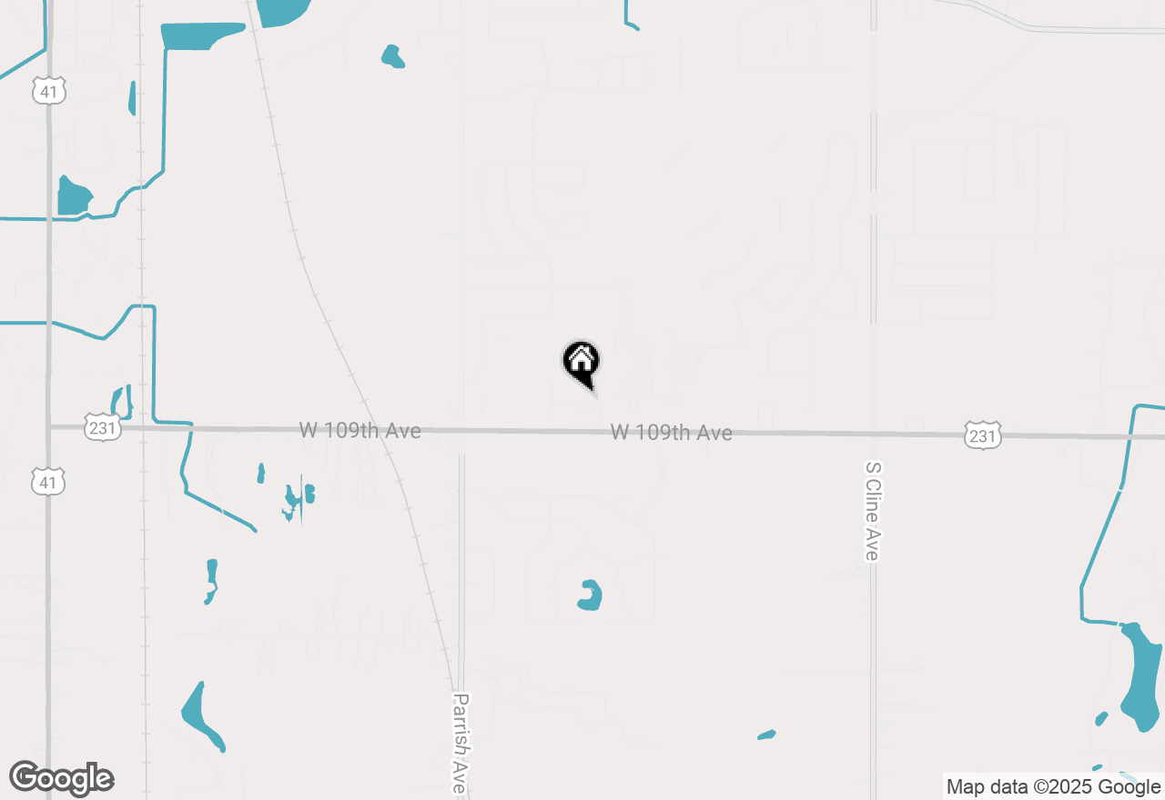 Map of 9194 Hickory Place, St. John, IN 46373