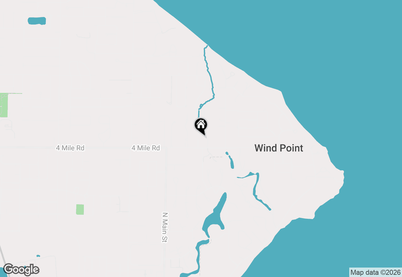 Map of 5023 Valley Trl, Wind Point, WI 53402