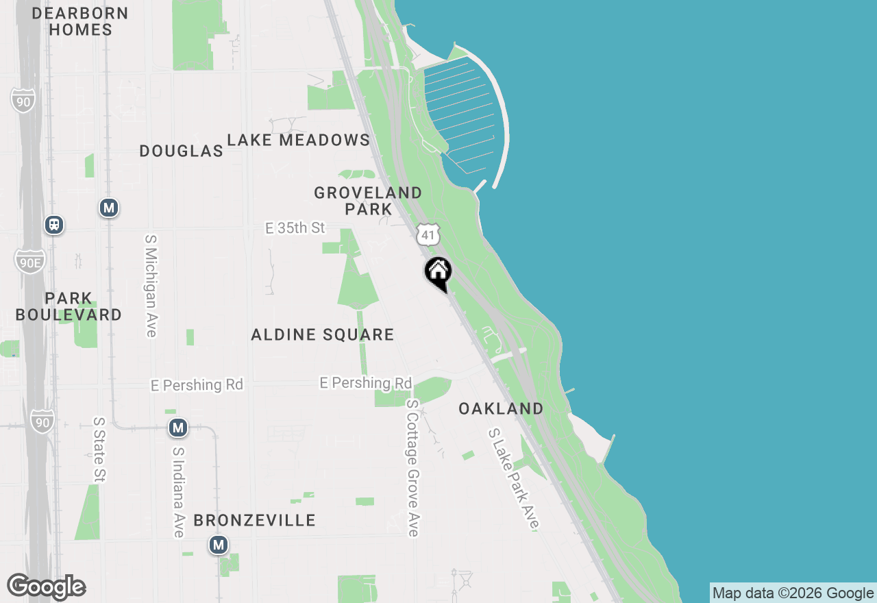 Map of (Address confidential), Chicago, Illinois 60653