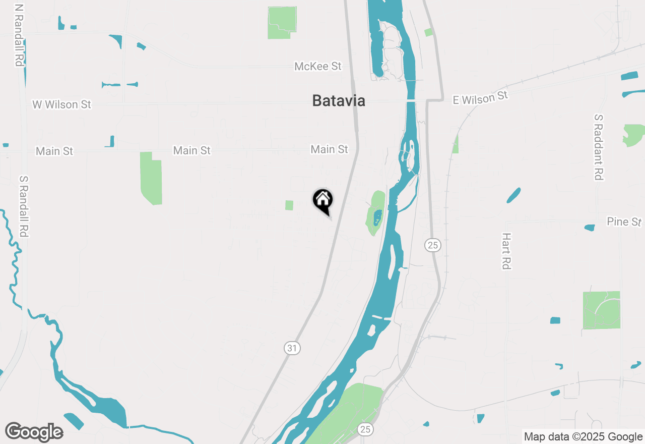 Map of 406 Blaine Street, Batavia, IL 60510